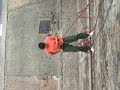 jumping on the slope