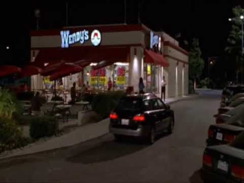 dundee - Mick and Jacko pig out at Wendy's.