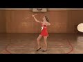 Tereza Rejlov�-twirling solo