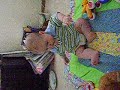 Ollie Eats his toes
