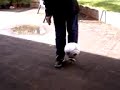 stupid brother playing with soccer ball