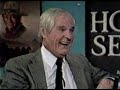 crazy talk show host tries to grill noted harvard professor timothy leary.