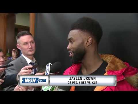 Video: Jaylen Brown Reacts To Celtics' Win Over Cavaliers