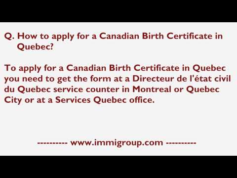 how to apply for birth certificate