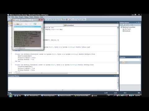 how to connect web camera in vb net