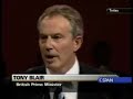 Tony Blair sings The Clash