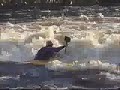 Neitikoski rapids in Ruunaa/Lieksa/A kayaker