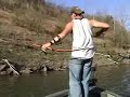 Bow fishing with the long bow