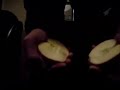 leroy breaking an apple