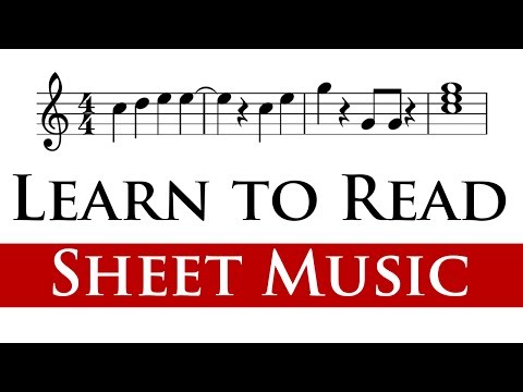 how to read sheet music