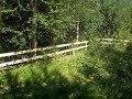 Forest cemetery Eno, Cemetery fence, built by community effort