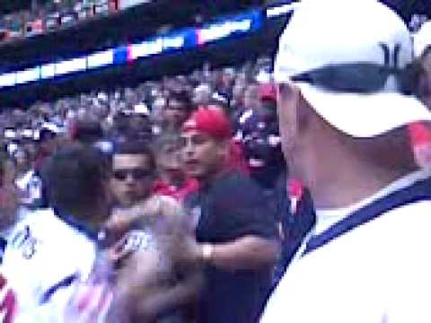 Texans fans Brawl