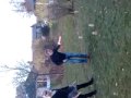 Kubbs spelen tijdens weekendje weg 2