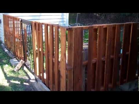 Pallet Fence Ideas