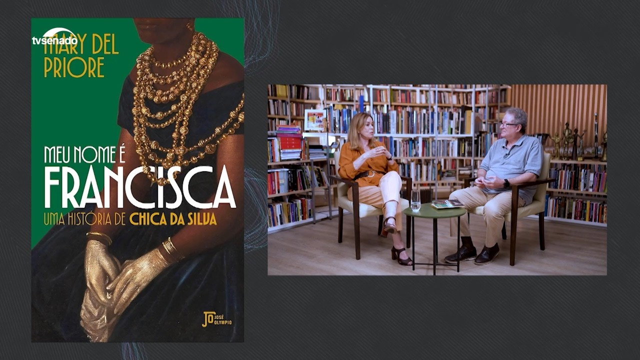 Mary Del Priore fala do livro 'Meu nome é Francisca: Uma história de Chica da Silva'