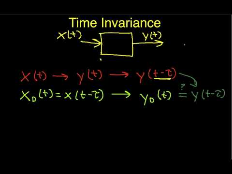 how to prove time invariance