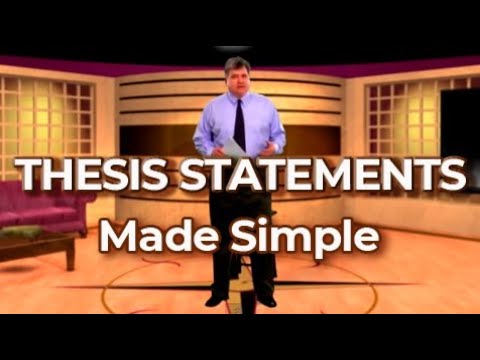 how to write thesis statement