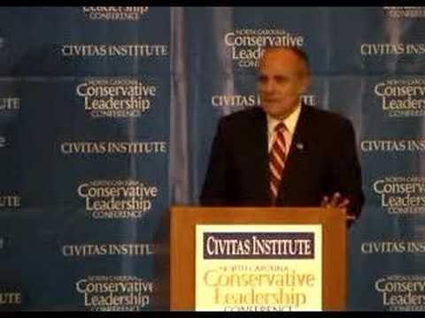 Rudy Giuliani contrasts health care ...