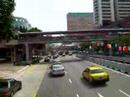 Singapore from the bus Singapore from the bus
