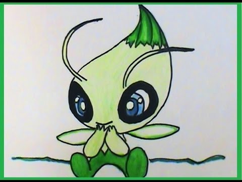 how to draw celebi