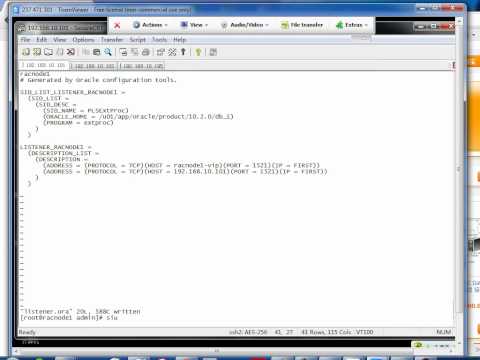 how to set tnsnames.ora in unix