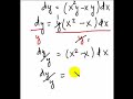 Solving a 1st order differential equation Solving a 1st order differential equation