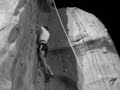 migue en el monolito - escalada