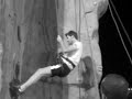 migue en el monolito - escalada