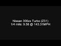 9 Second Nissan 300zx Turbo (Z31)
