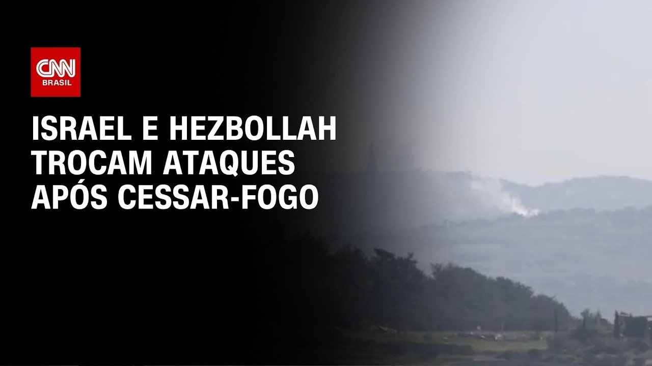 Após cessar-fogo, Israel e Hezbollah trocam ataques | HORA H