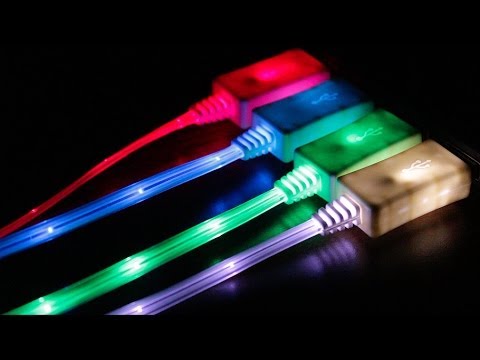 how to light led with usb