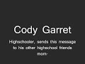 Cody Garret Cusses to friends mom Cody Garret Cusses to friends mom