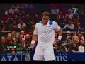 Federer Kick Serve Vs Sampras MSG Federer Kick Serve Vs Sampras MSG