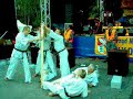 Film jest o Dąbrowie Gorniczej pokaz Karate.