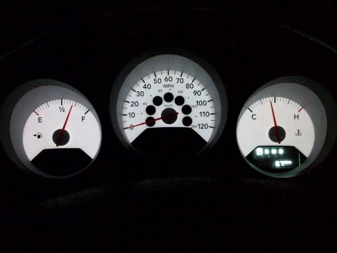 Repairing Chrysler Sebring | Dodge Caliber | Dodge Avenger | Instrument Cluster Light