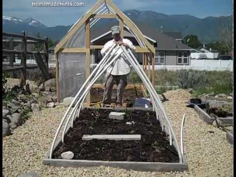 how to attach plastic to pvc greenhouse