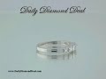 14K White Gold Anniversary 5 Stone Diamond Ring 1/2 CT www.DailyDiamondDeal.com