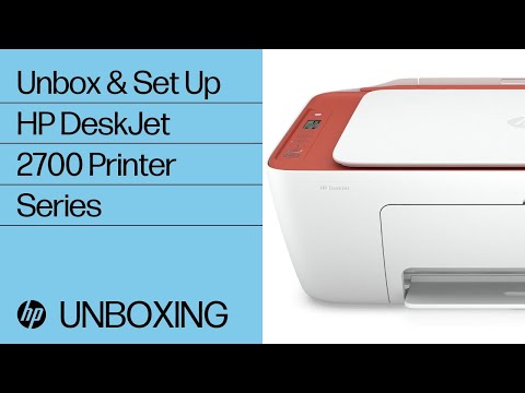 HP DeskJet 2700, Ultra 4800 printers - First time printer setup
