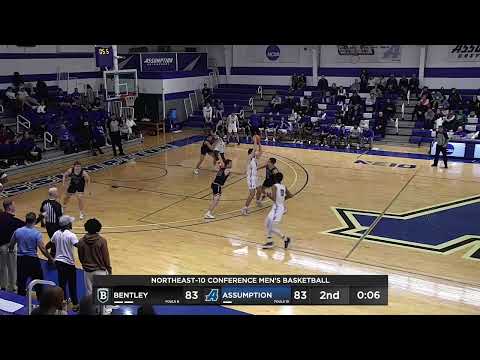 Bentley Men's Basketball vs. Assumption, Feb. 10, 2024 thumbnail