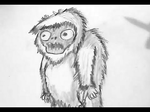 how to draw yeti