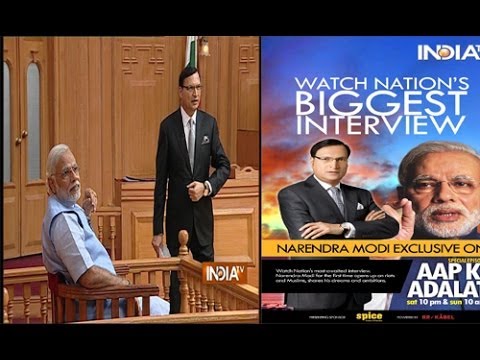 Rajat Sharma's experience with Narendra Modi in Aap Ki Adalat