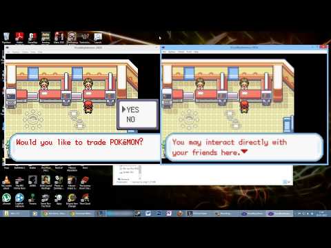 how to trade pokemon with vba-m