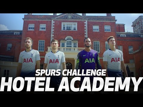 Video: CHALLENGE | SPURS VISIT HOTELS.COM HOTEL ACADEMY