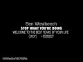 BEN WESTBEECH: Stop! What You\ BEN WESTBEECH: Stop! What You\