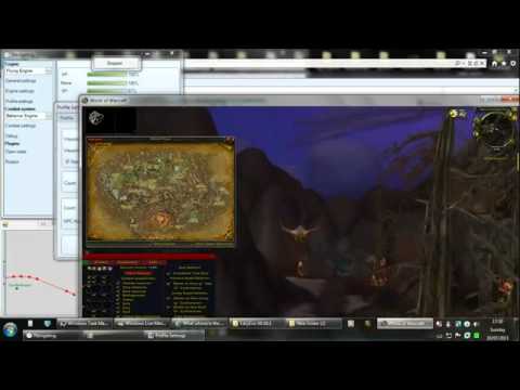 lazybot - Common: Radar to show ingame objects. Chat and player detection. Stop after xx minutes and shutdown system if wanted. Bot World Of Warcraft while in the back...