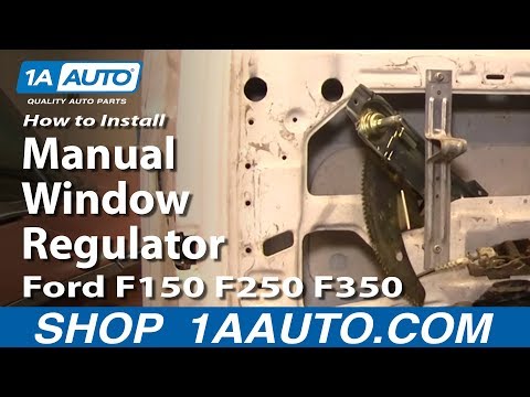 How To Install Replace Manual Window Regulator Ford F150 F250 F350 80-96 1AAuto.com
