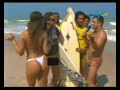 Samambaia peladinha em praia de nudismo. Panico na TV.