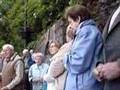 Prayers at Lismore's Holy Well!