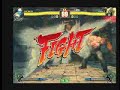 street fighter 4 - versus game - balrog (vega) versus zangief - zangief new color