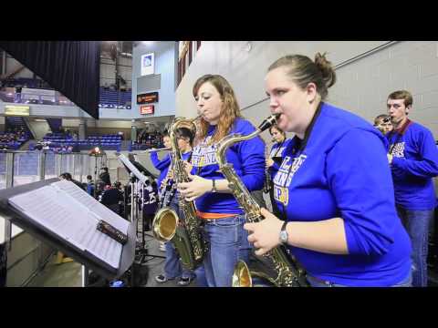 Being part of the pep band